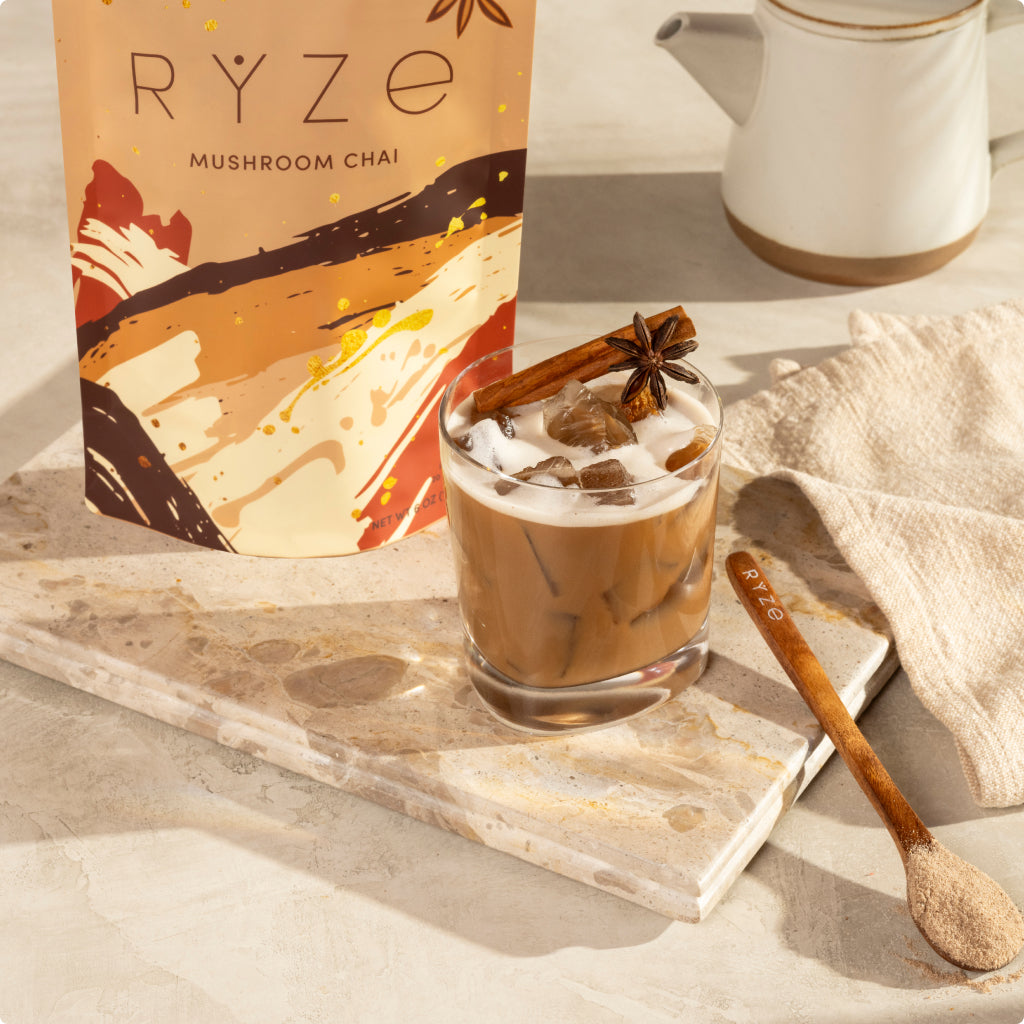 RYZE Mushroom Chai Starter Bag