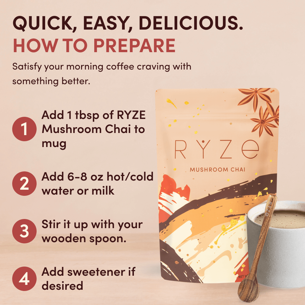 Mushroom Chai (1 Pack - 20 Servings)