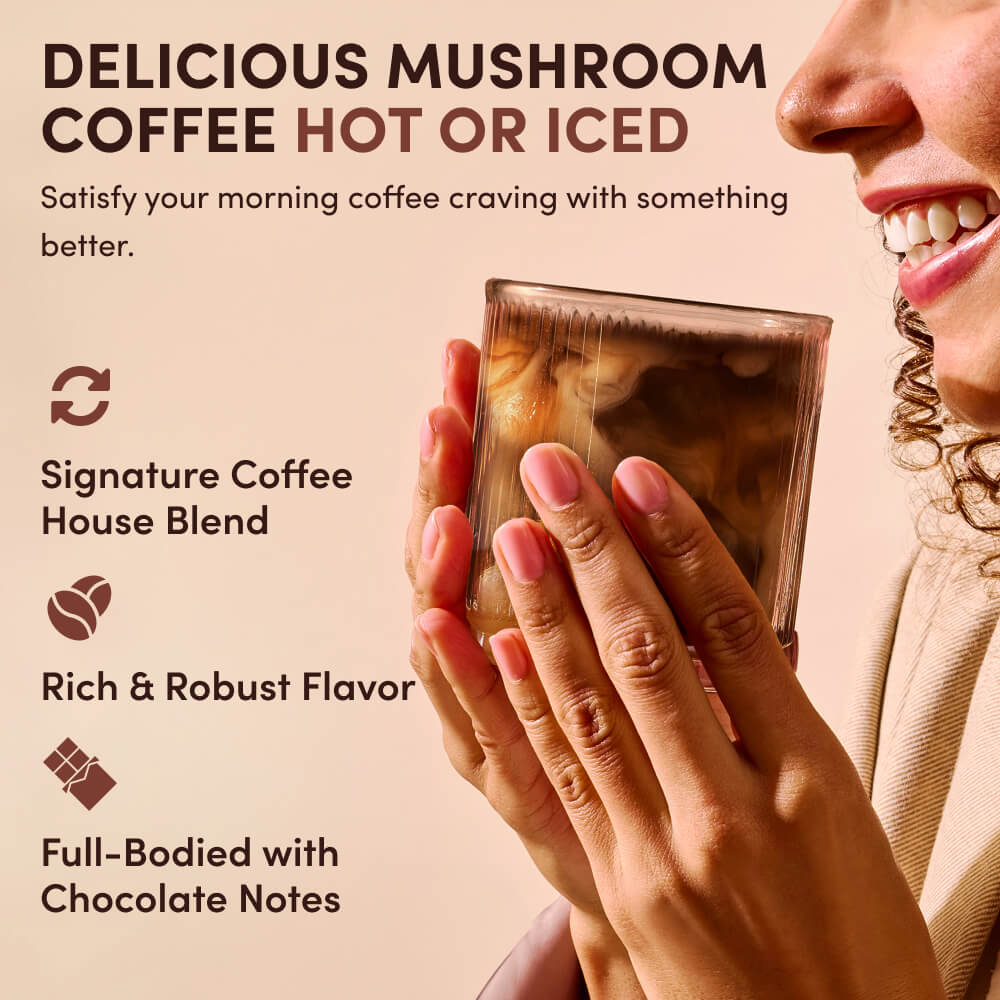 Mushroom Coffee Dark Roast (30 Servings)