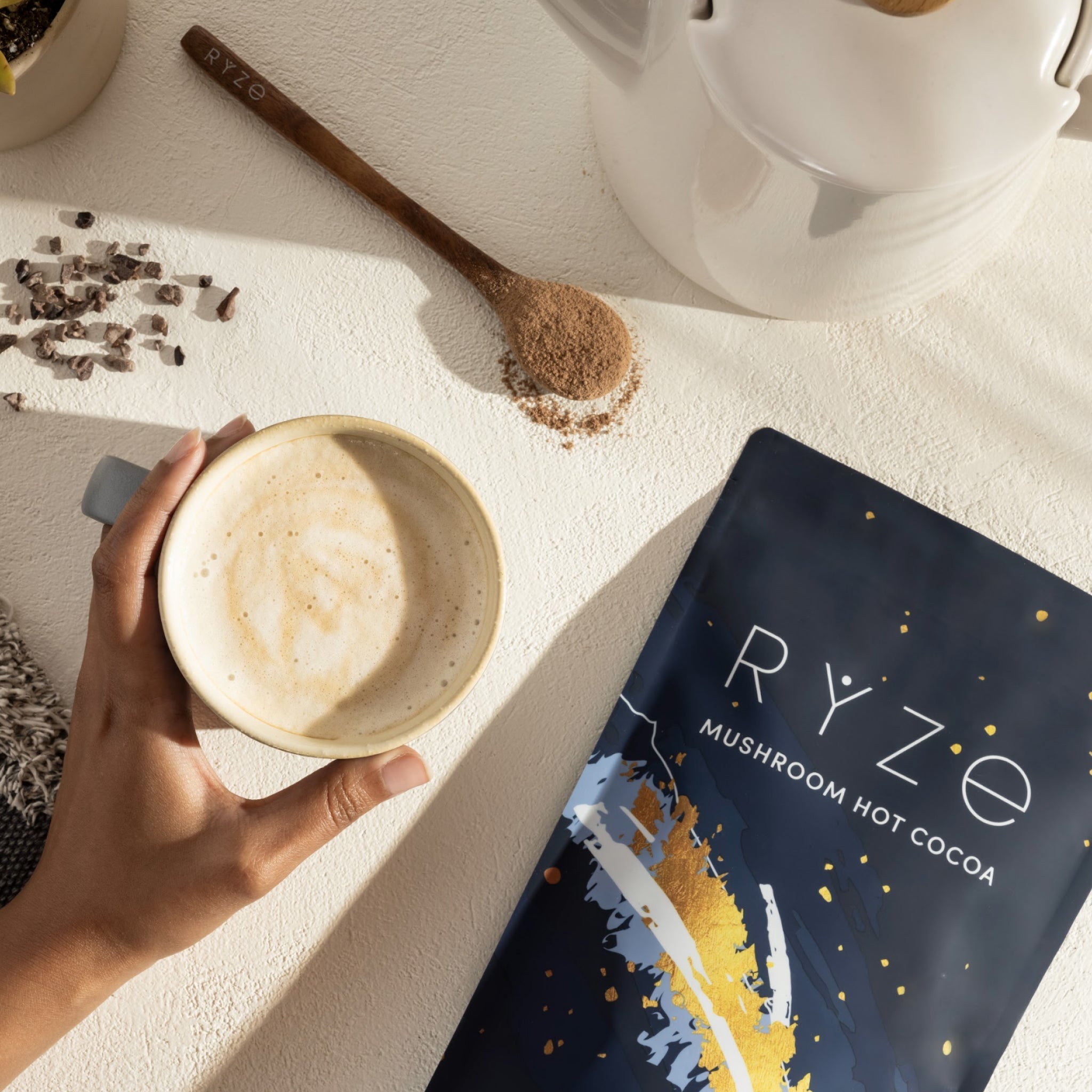 Mushroom Hot Cocoa (1 Pack - 20 Servings)