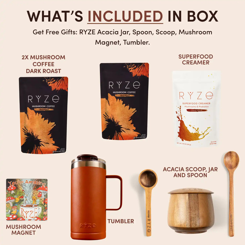 Mushroom Coffee Ritual Set